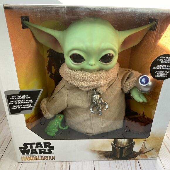 Disney Star Wars The Child Baby Yoda Grogu Mandalorian Toy Set Brand New In Box - Picture 2 of 4